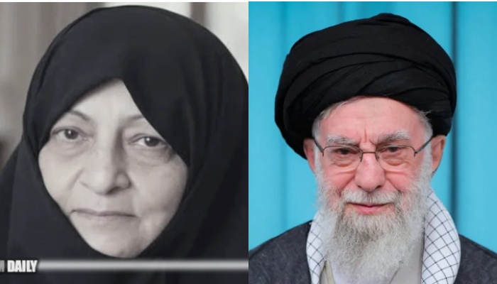 Ali Khamenei and wife