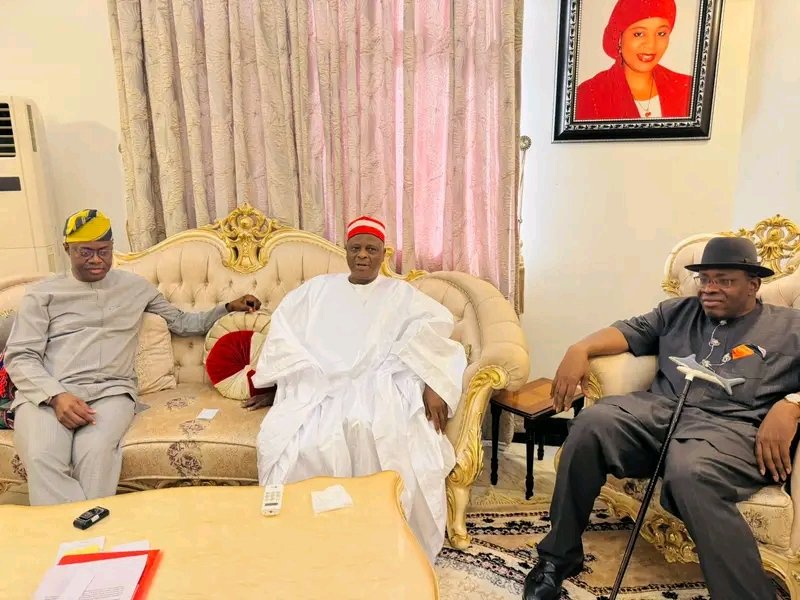 Seyi Makinde, Kwankwaso and Senator Seriake Dickson