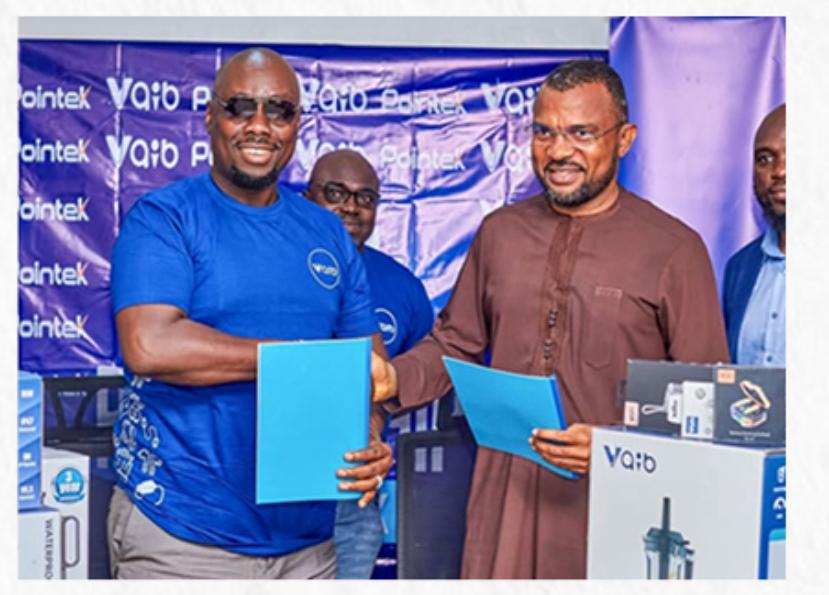 Vaib Brand announces Pointek as official retail partner in Nigeria