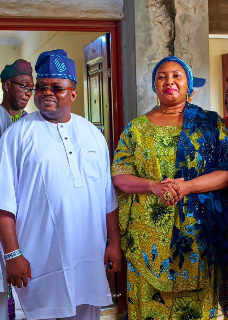 Ajadi and Oyo Women Affairs Commissioner Toyin Balogun