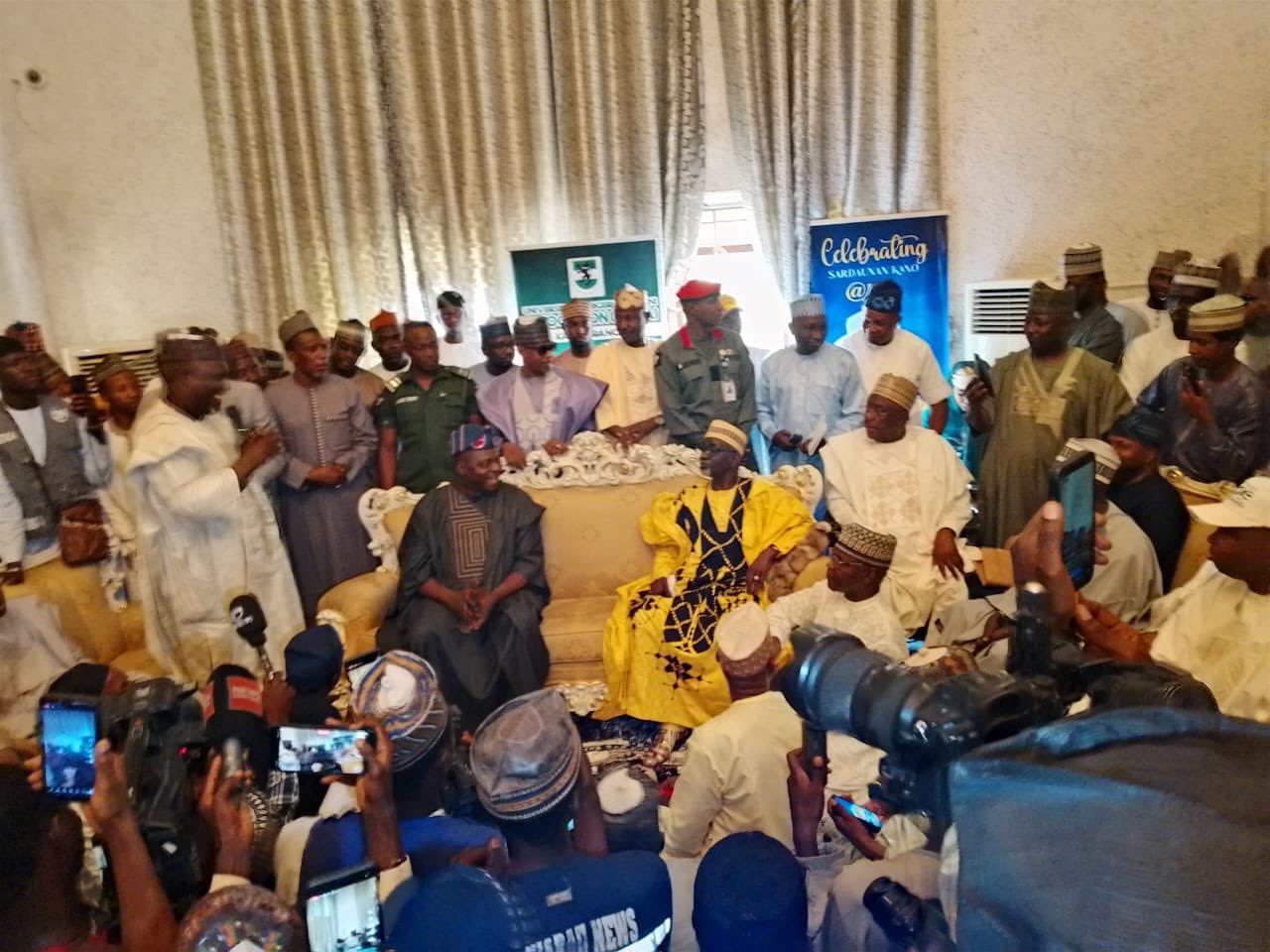 "Come and help me," APC national chairman woos Shekarau in Kano