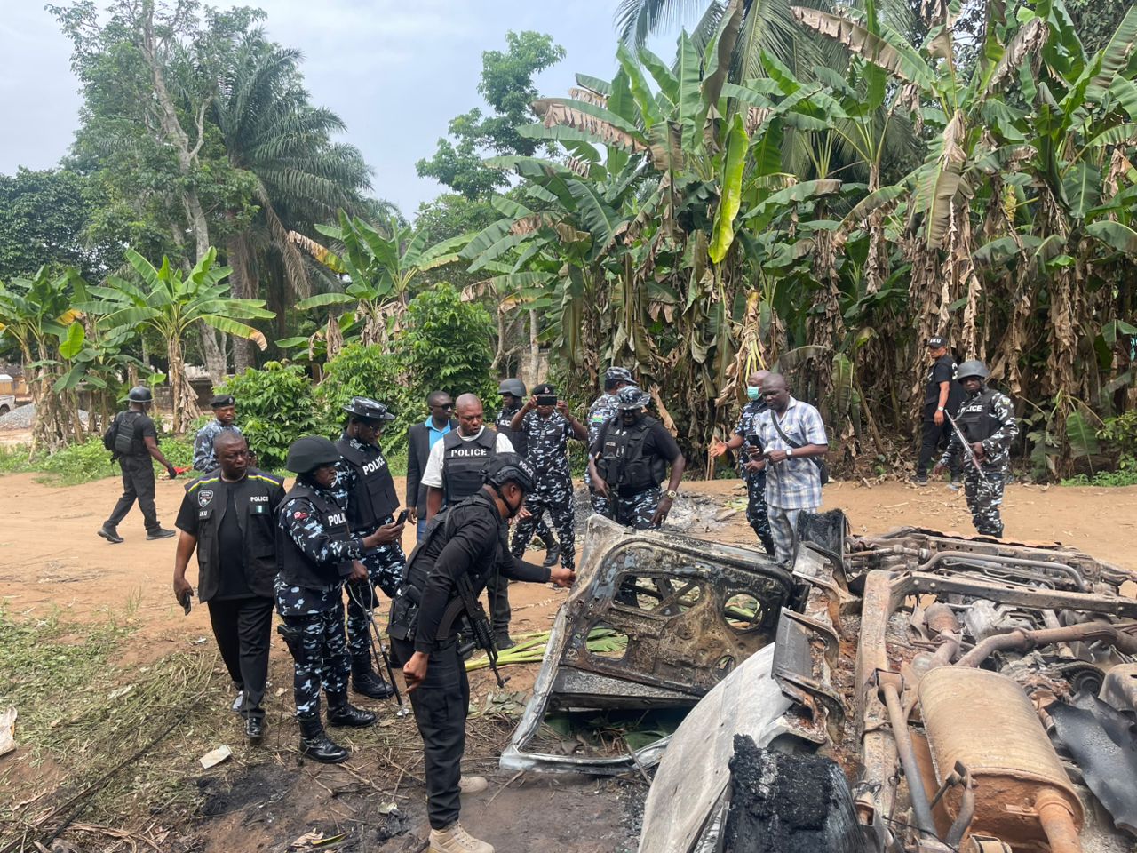 IMO CP LAUNCHES FULL SECURITY OPERATIONS, VISITS SCENE, VOWS TO HUNT DOWN OCHIA MONARCH ASSAILANTS