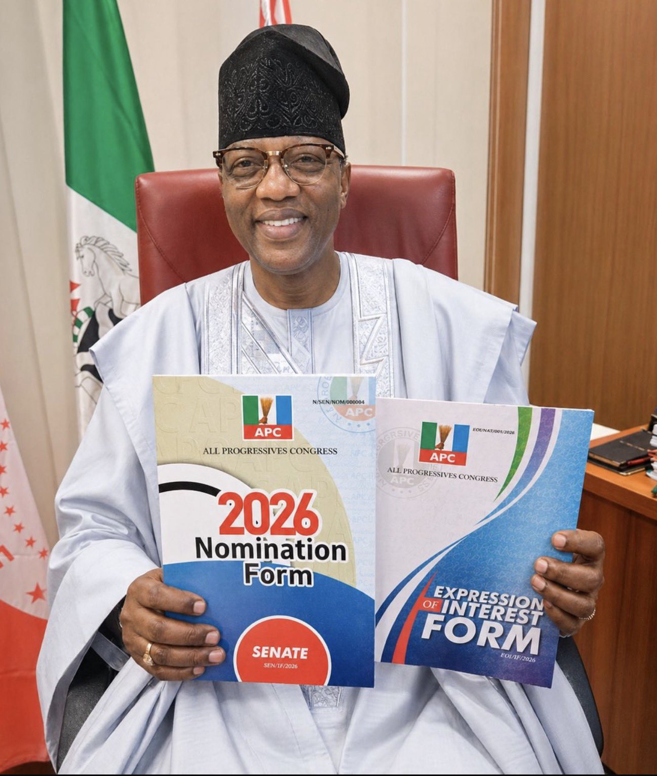 Ogun East: Daniel defies endorsement of Abiodun, picks forms for re-election