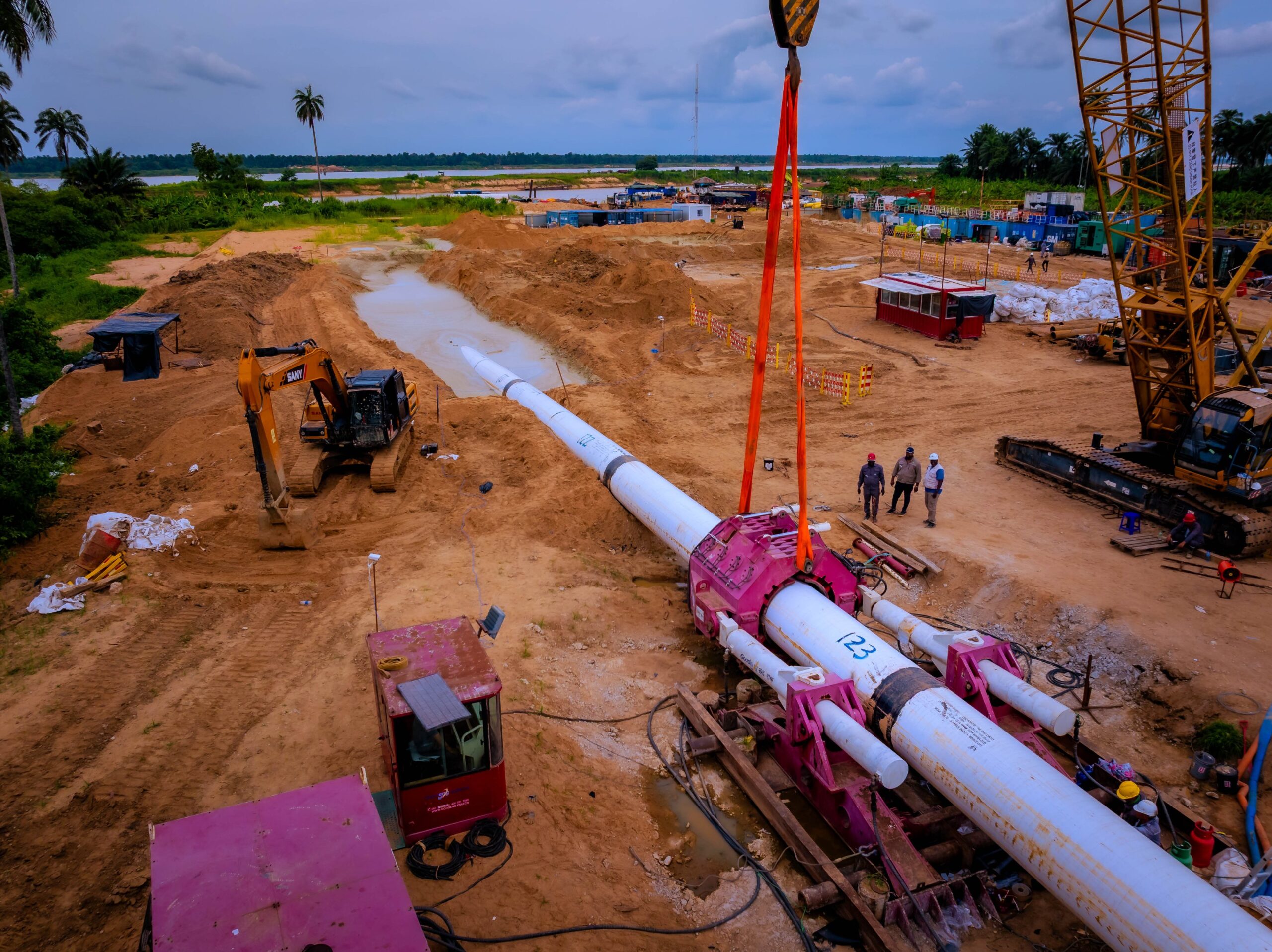 NNPC Limited completes crossing of OB3 Gas Pipeline over River Niger