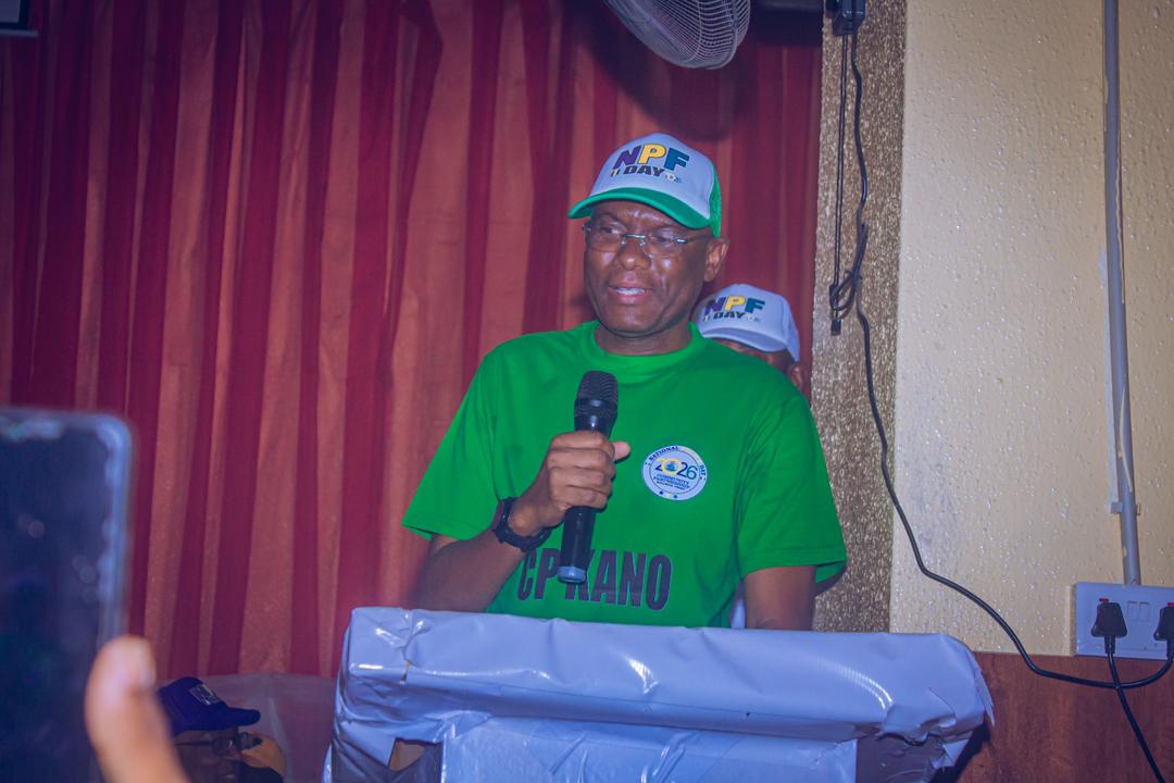 Kano state Commissioner of Police, Dr. Bakori, delivering the lecture at North-West University, Kano