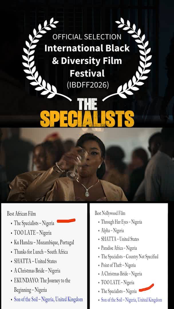 AFRIGOS Films’ 'The Specialists' secure Canadian film selection 