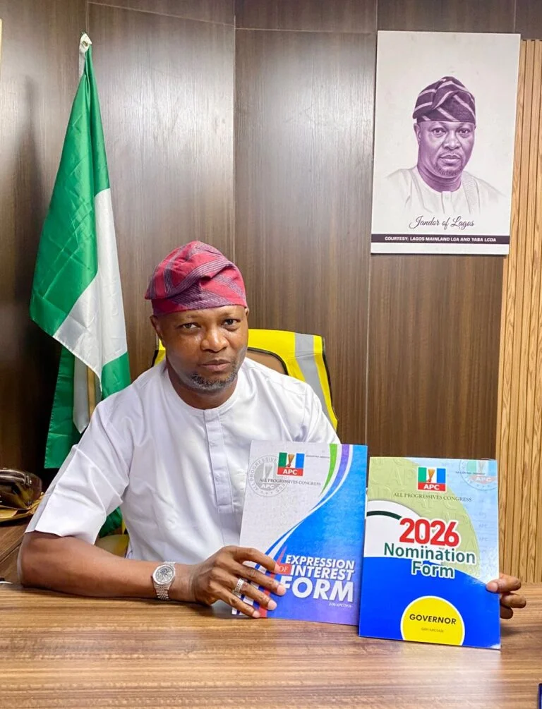 Alausa 2027: Jandor picks APC governorship nomination forms, backs direct primaries