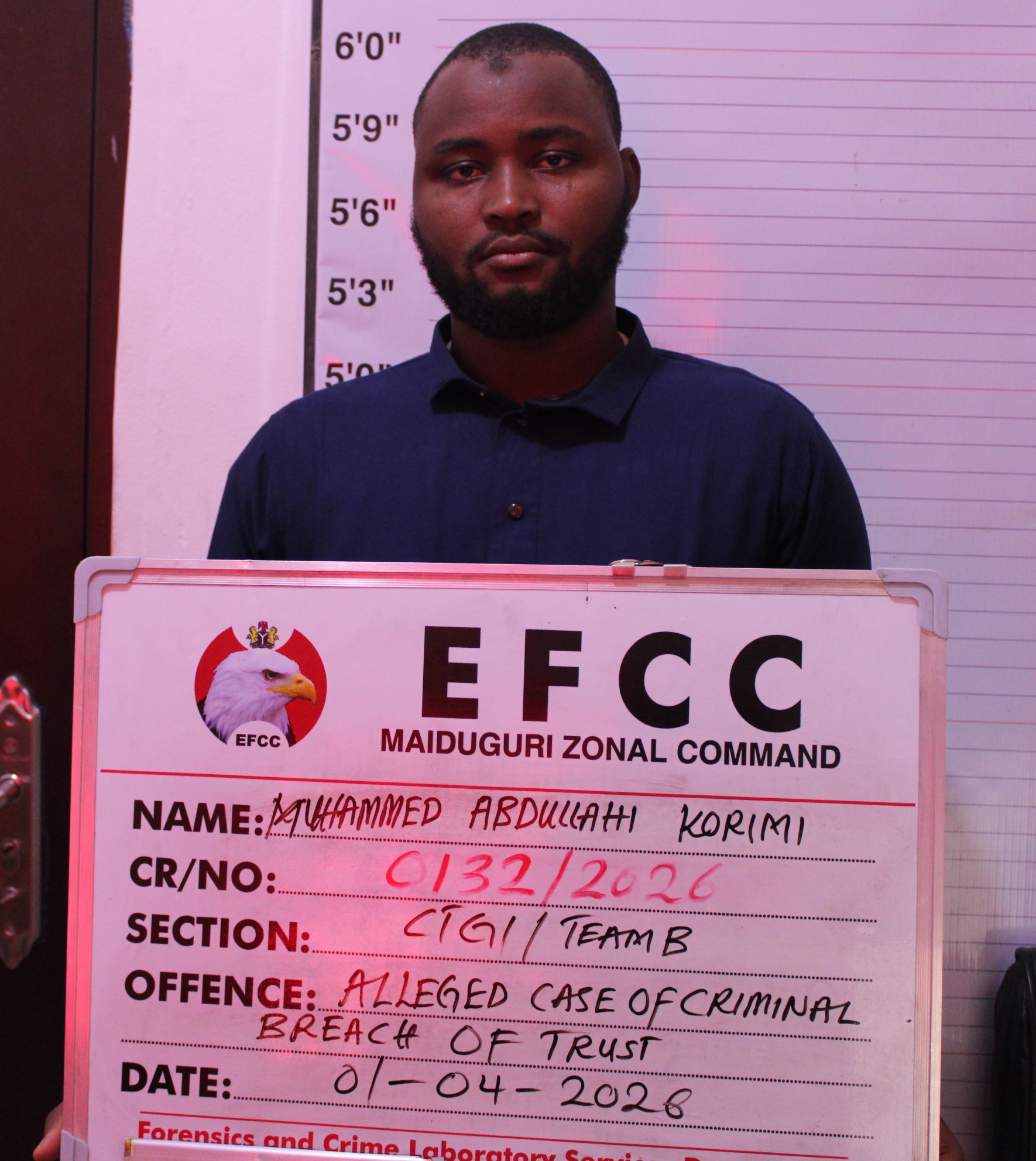 EFCC Arraigns One for N25m Fraud in Maiduguri