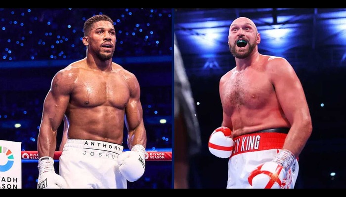 Anthony Joshua and Tyson Fury