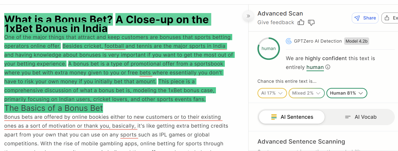 What is a Bonus Bet? A Close-up on the 1xBet Bonus in India