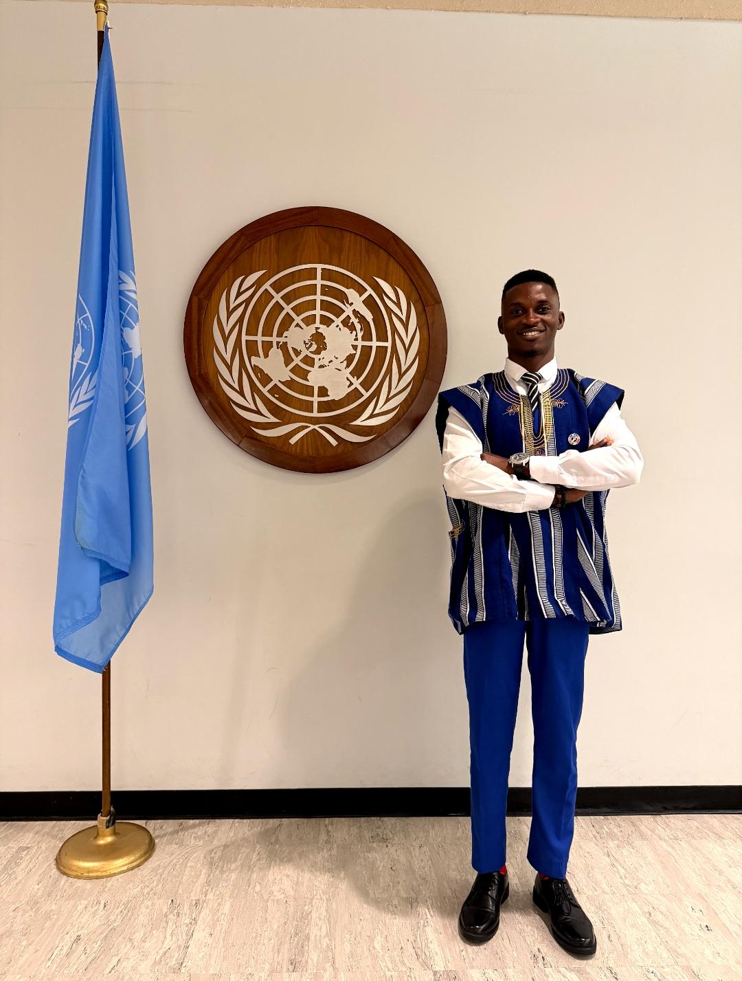James Popoola Takes Nigeria’s Youth Voice to Global Stage UN ECOSOC Youth Forum