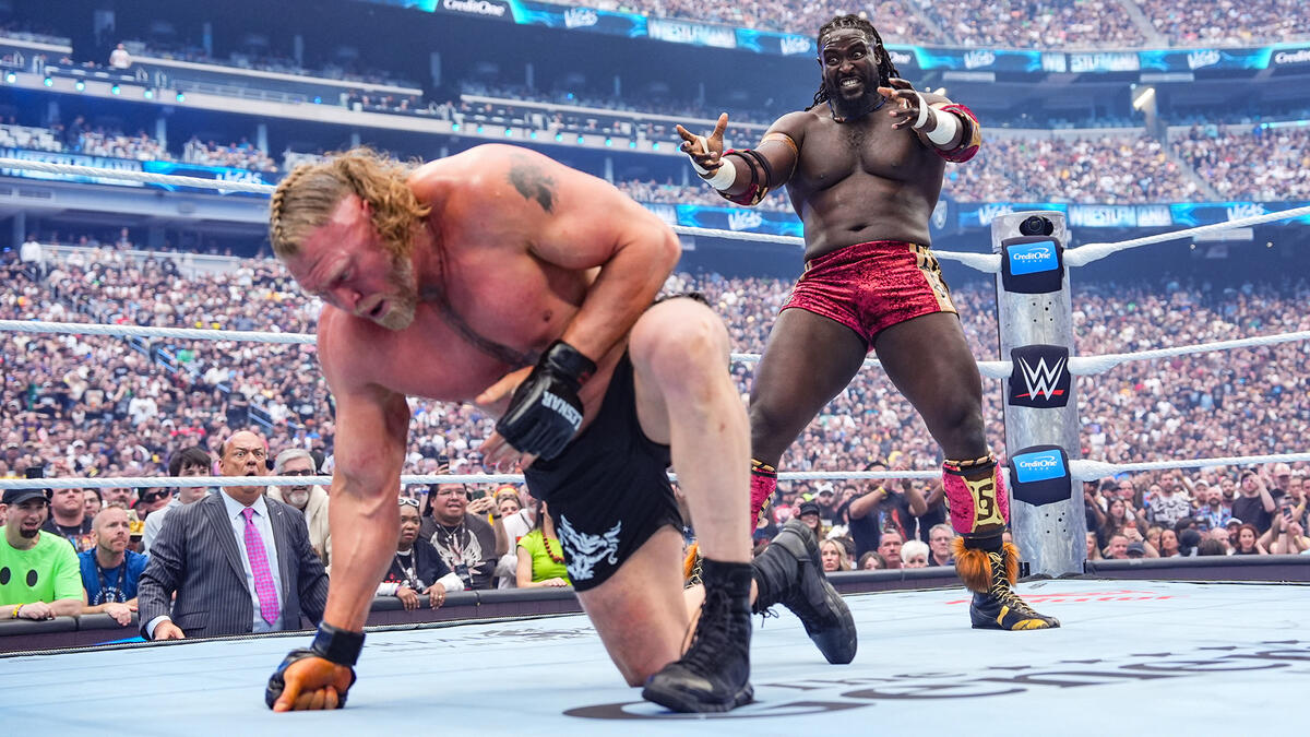 Oba Femi vs Brock Lesnar