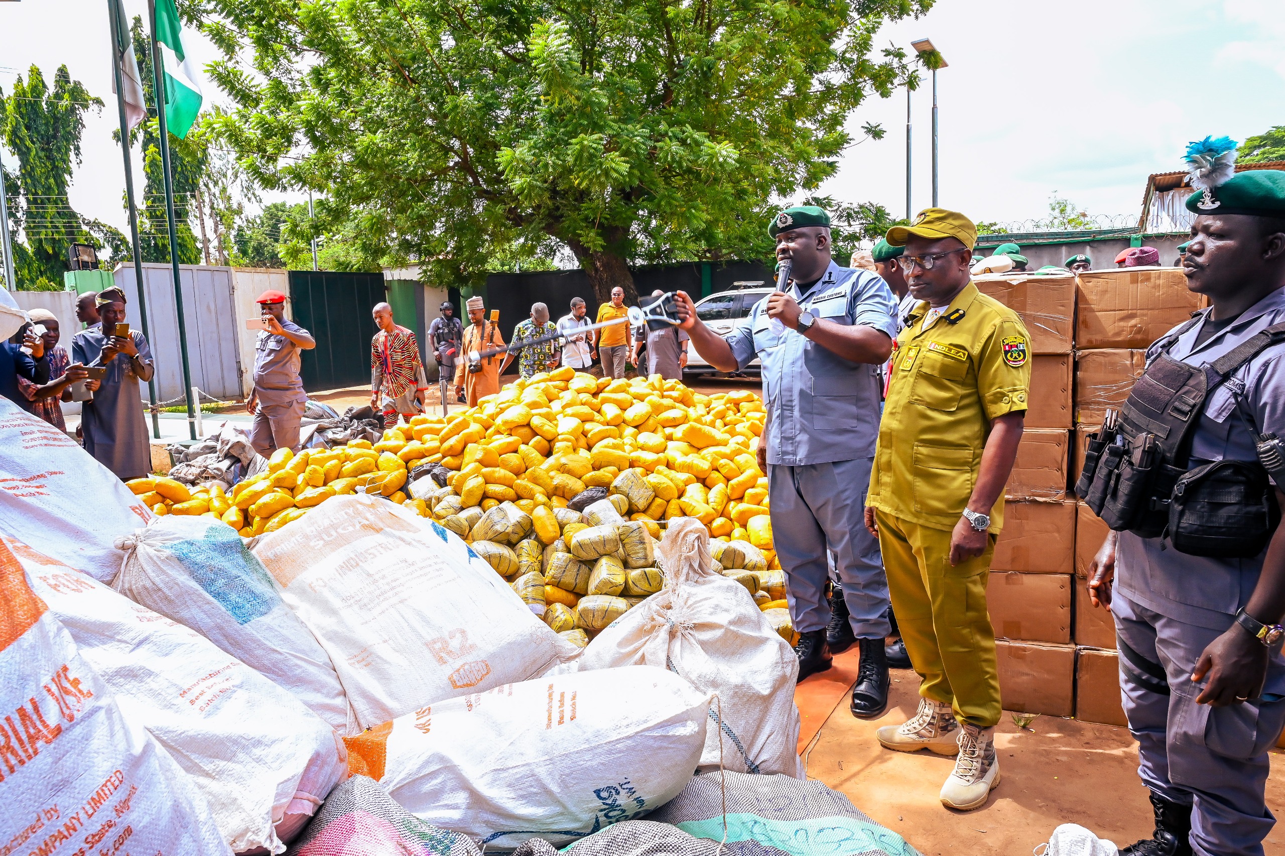 Customs Intercepts ₦5 Billion Worth of “Ghana Loud” Cannabis, Other Prohibited Goods in Ogun