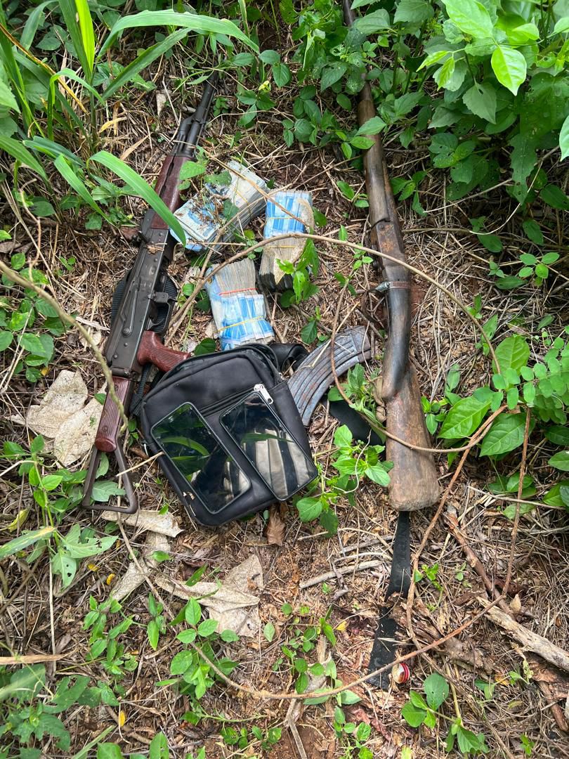 The suspected kidnap kingpin and his gang member arrested by police operatives in Ogun 
