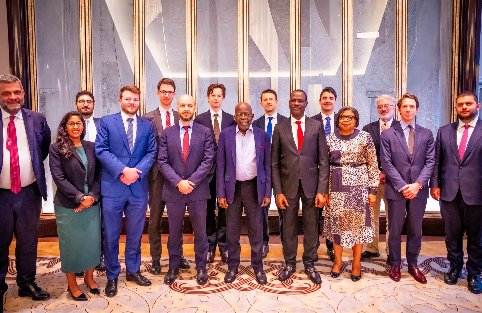 President Tinubu met with global investors in France