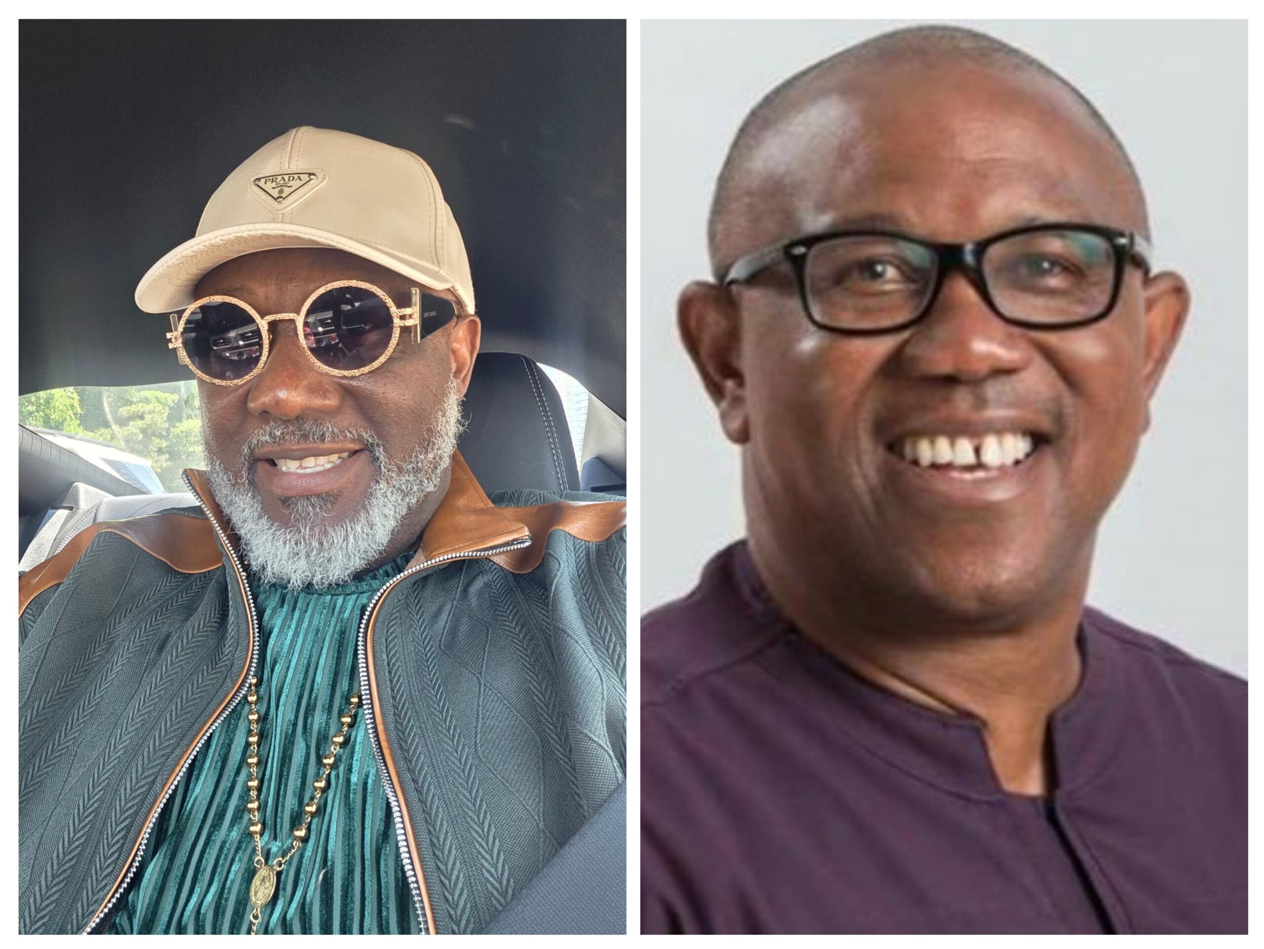 Dino Melaye and Peter Obi