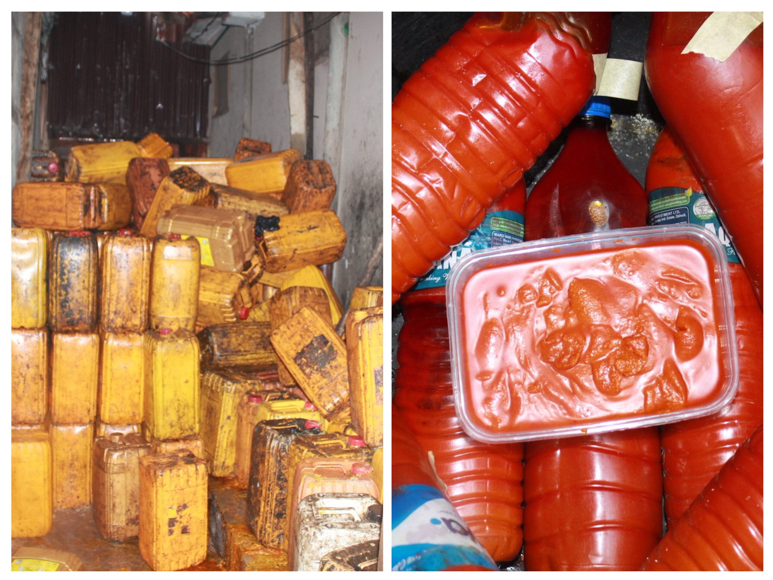 Adulterated palm oil in Lagos