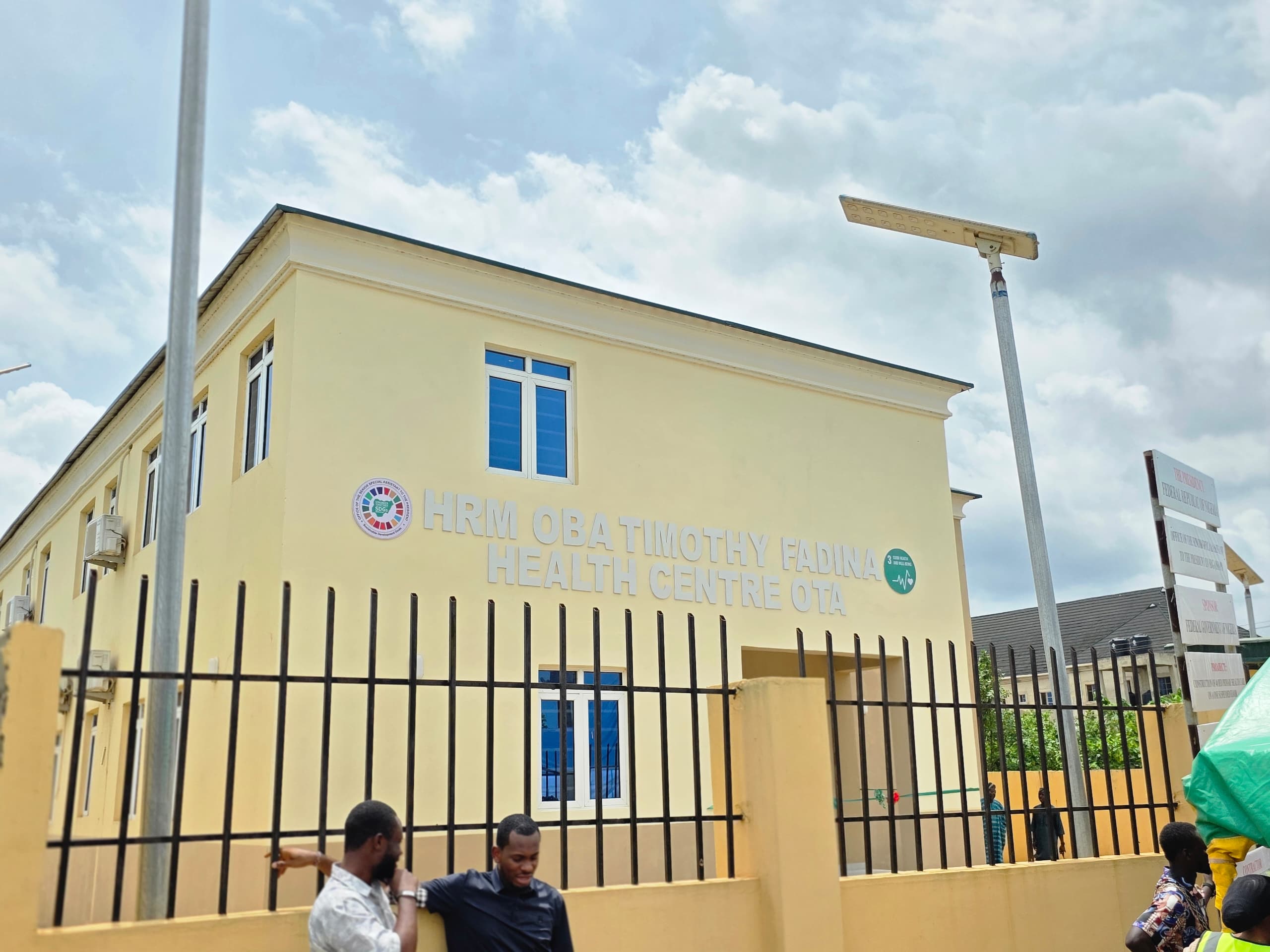 OSSAP-SDGs Commissions 40-Bed PHC, Police Headquarters In Ota