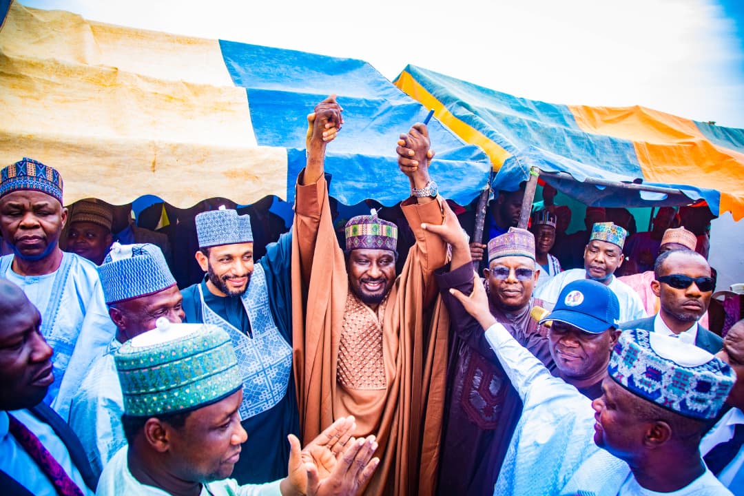 Senator Barau being affirmed as the APC senatorial candidate for Kano North Senatorial District