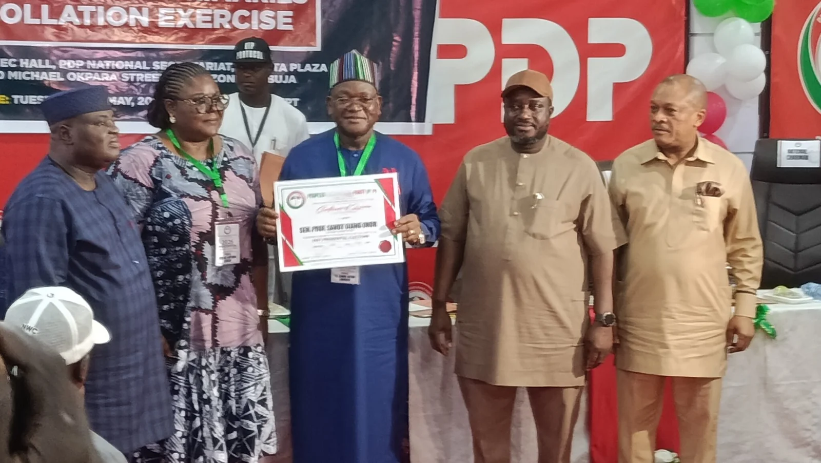 2027: PDP affirms ex-senator, Onor, as consensus presidential candidate