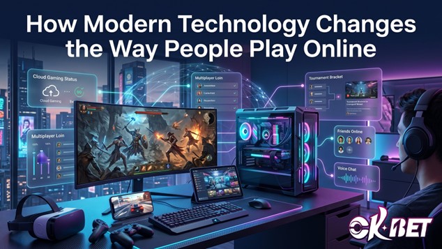 How Modern Technology Changes the Way People Play Online