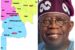 Tinubu and Sokoto map