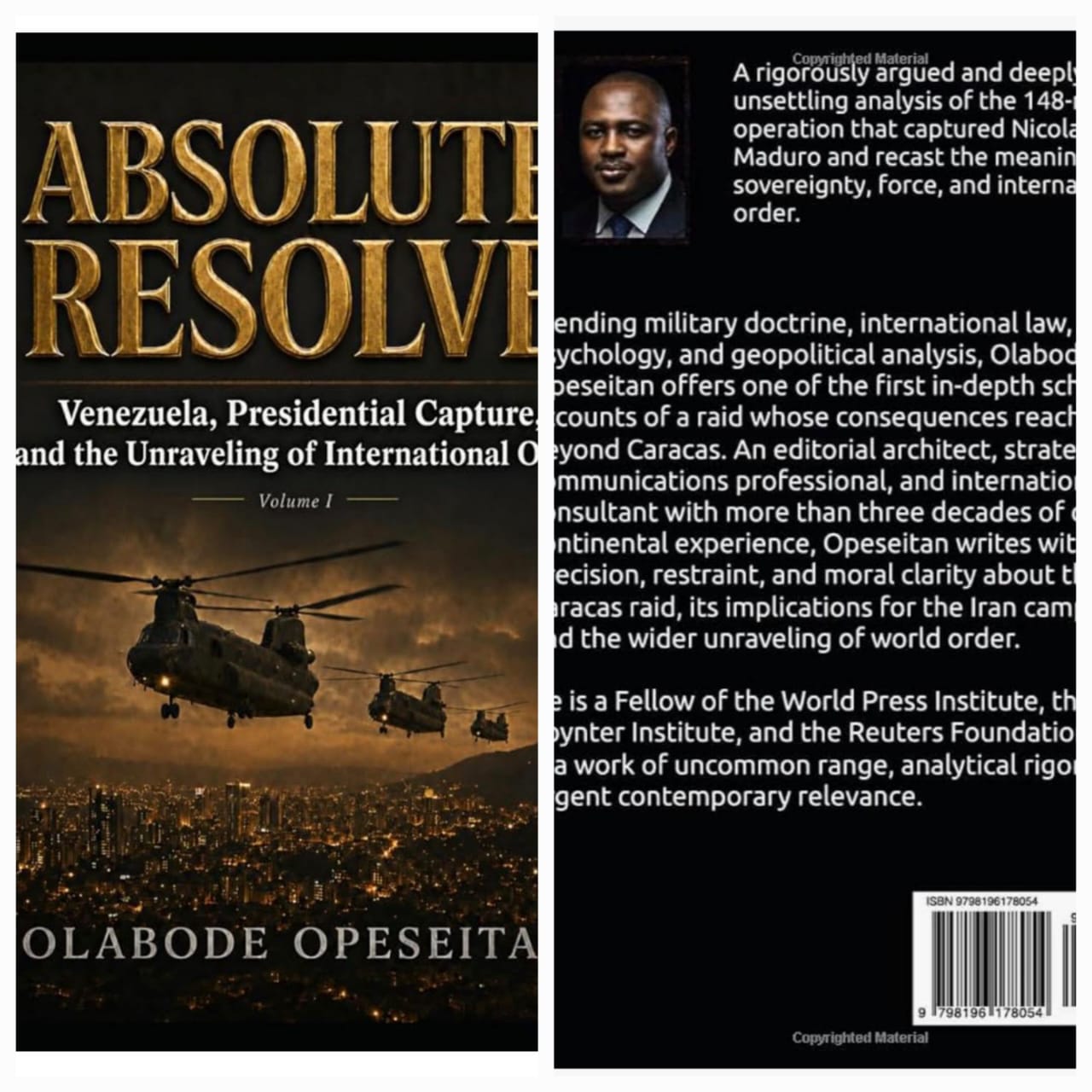 Nigerian Journalist Unveils First In-Depth Book on U.S. Capture of Venezuelan President