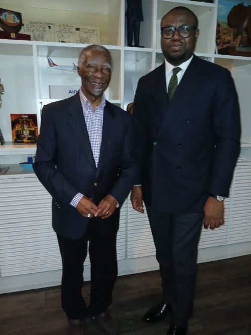 Tunde Afolabi and Thabo Mbeki