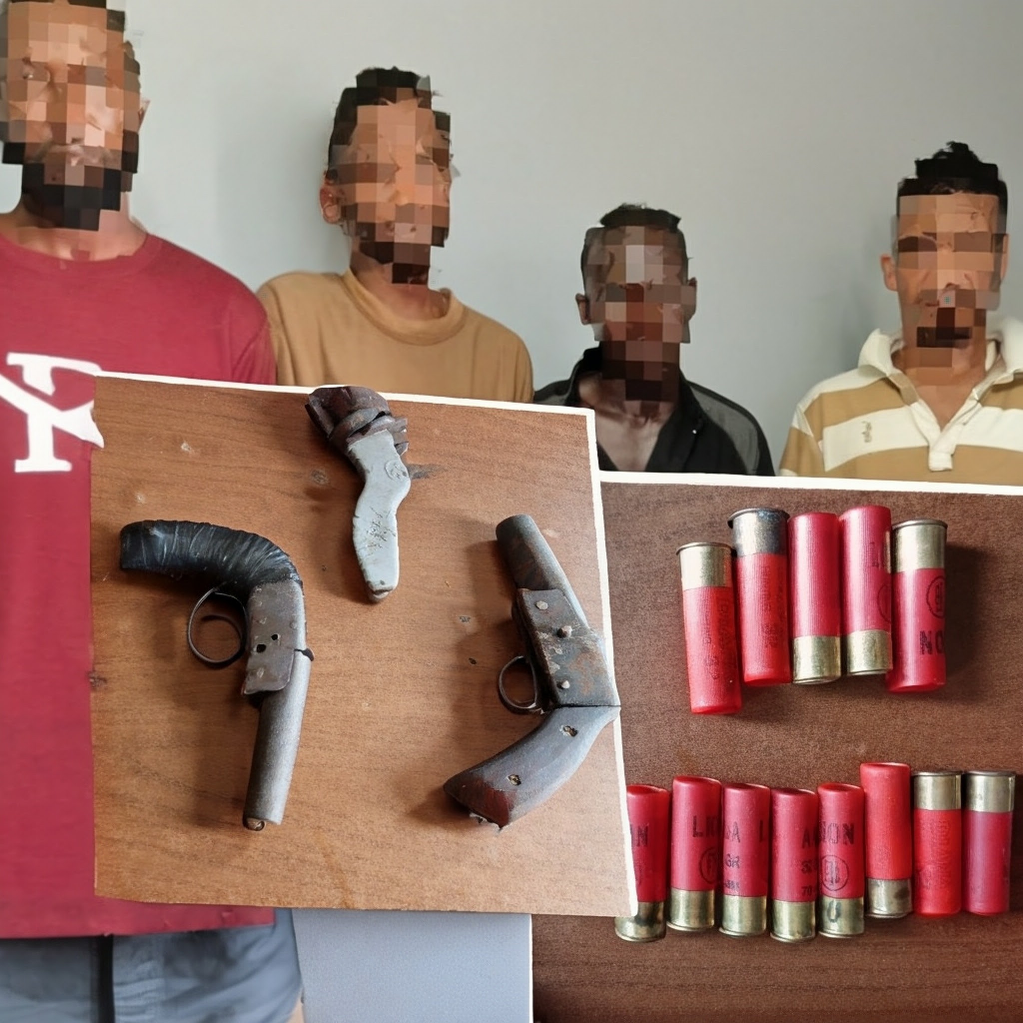 ARREST OF FOUR NOTORIOUS CULTISTS/HITMEN, RECOVERY OF THREE FIREARMS AND THIRTEEN LIVE CARTRIDGES IN OJO, Lagos
