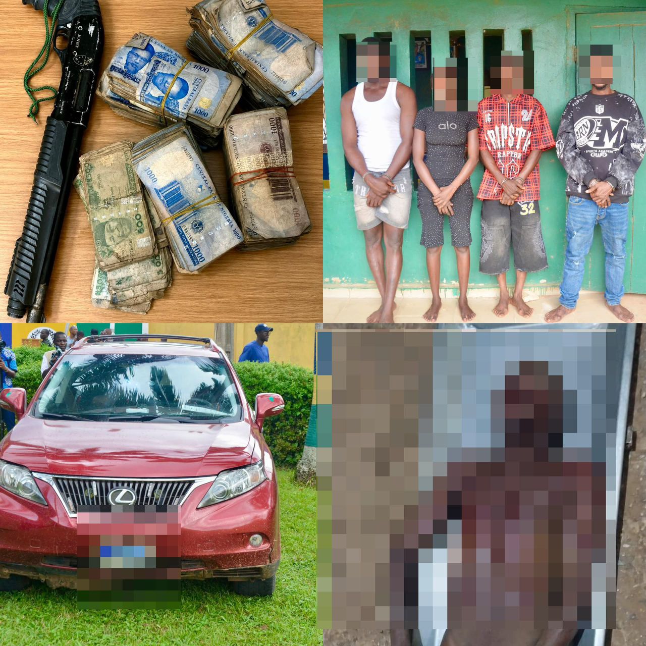 Police nab three more suspects in relation to the recent kidnapping incident at vegetable market off Airport Road in Benin City, Edo State.