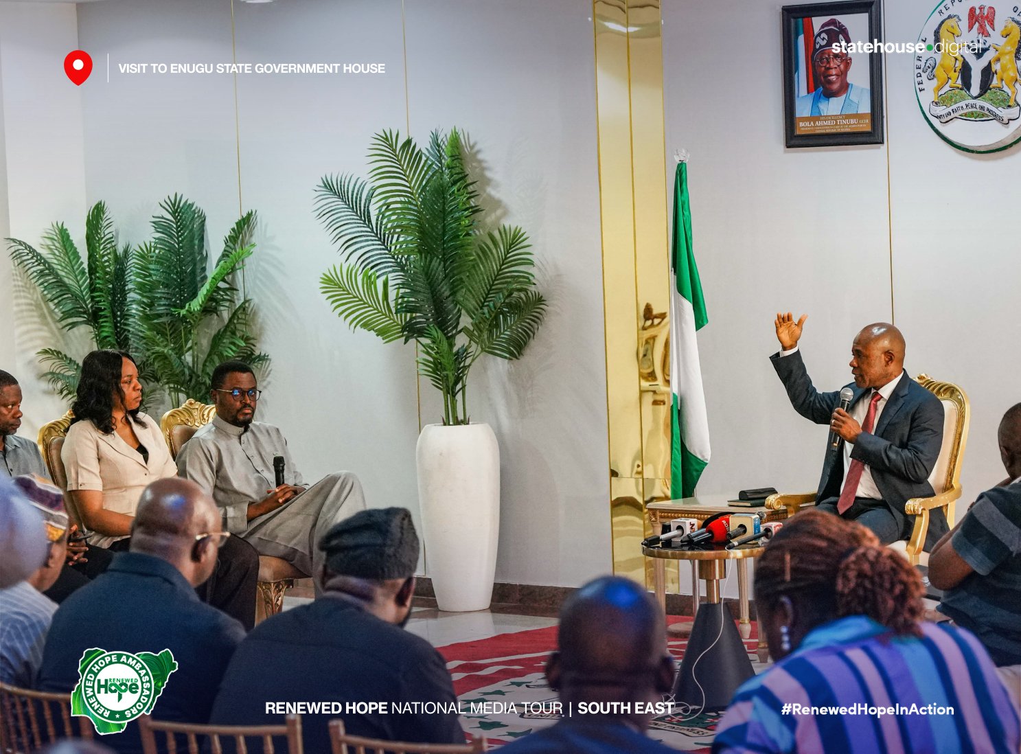 Gov. Peter Mbah says his plans and initiatives were being driven by vision to grow Enugu's economy to $30billion, achieves zero poverty