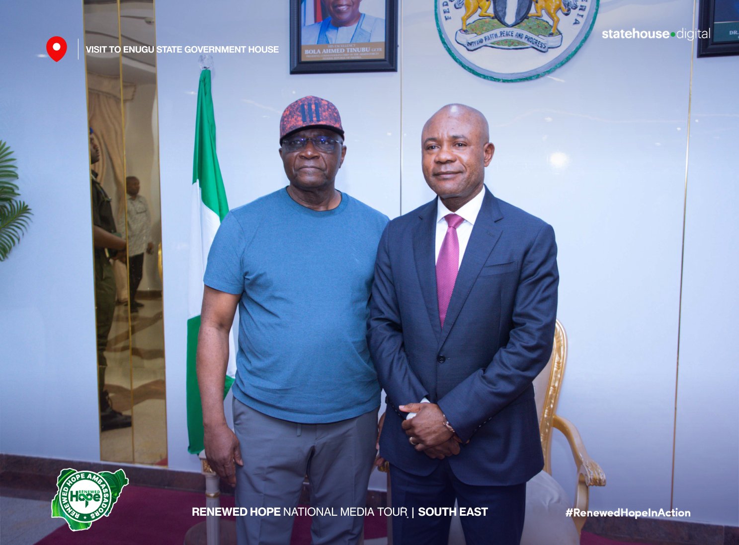 Governor Peter Mbah speaking during the interview session