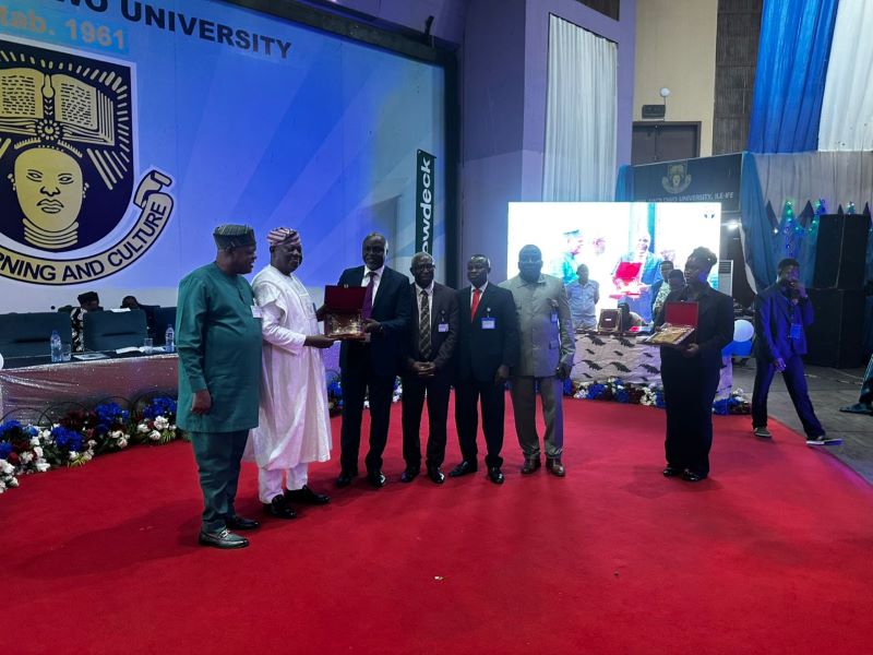OAU honours UNIOSUN Vice-Chancellor with Excellence Award