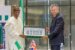 NSA, Mallam Nuhu Ribadu (Left), presenting a souvenir to his counterpart from the UK, Jonathan Powell