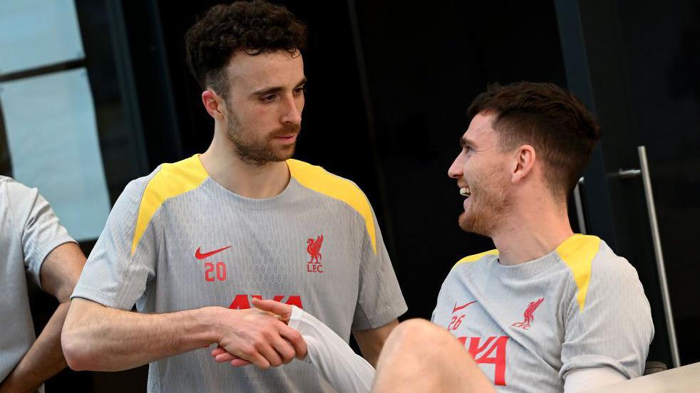 Diogo Jota’s widow sends emotional message to Robertson ahea