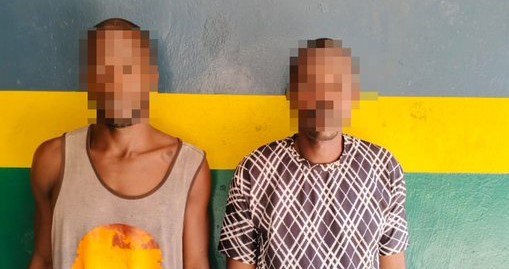 Police nab two men for allegedly staging a fake kidnap plot to extort N4 million in Uneme Akpama Community, Akoko-Edo LG of Edo state