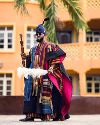 Akin Faminu at the Ojude Oba High-Society Pavilions
