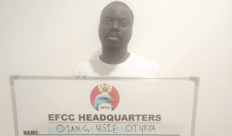 EFCC docks Nigerian Usie Otukpa Osang for alleged defrauding an Australian, Brian Jacques Creigh through fraudulent cryptocurrency deal