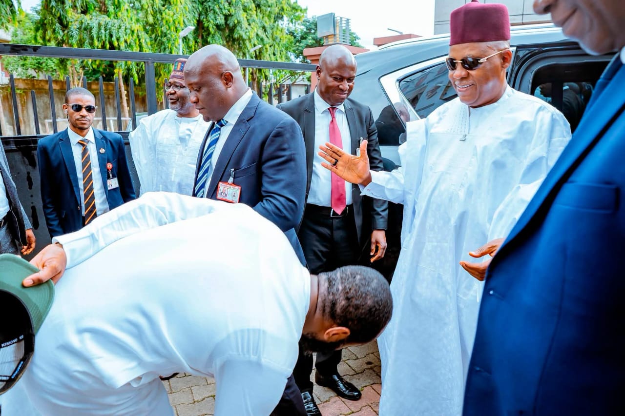 Shettima visits National Secretariat of City Boy Movement after he was confirmed as running mate to President Bola Tinubu in 2027 election