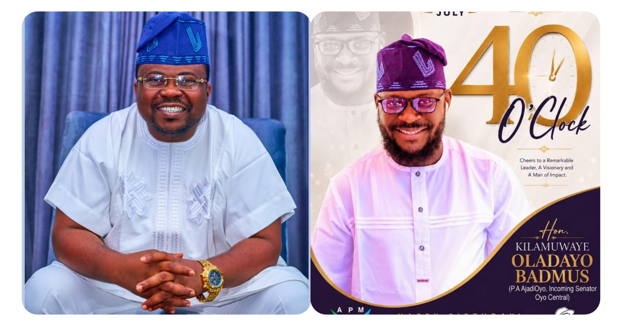 Ajadi pays glowing tribute to aide, Kilamuwaye Badmus, at 40