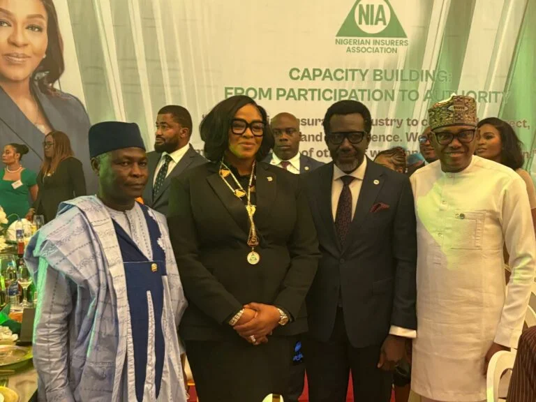 Nigerian Insurers Association (NIA) inaugurates Ebelechukwu Nwachukwu its 27th Chairperson, the first woman to lead the association.
