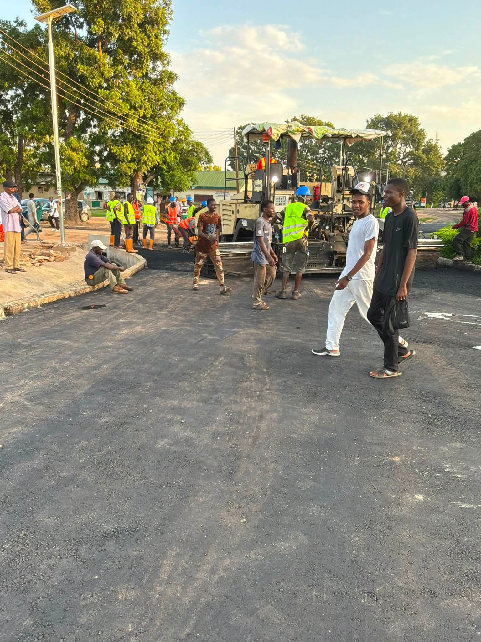 ABU VC, Prof. Adamu Ahmed hails ongoing reconstruction of internal roads in the institution by Kaduna State Governor, Sen. Uba Sani