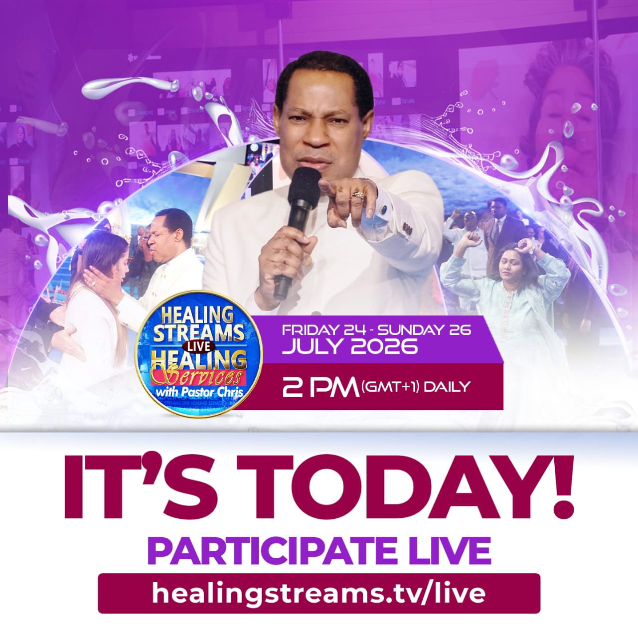Healing Streams Live Healing Services with Pastor Chris