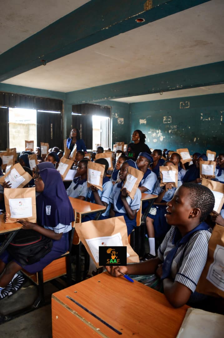 Street Aid Africa Foundation empowers Lagos schoolgirls through menstrual hygiene education
