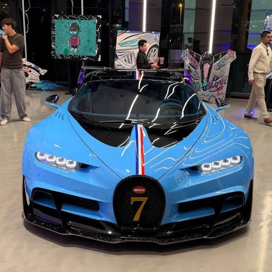 Big 7's Ultimate Flex: Burna Boy unveils 1-of-1 widebody Bugatti Chiron