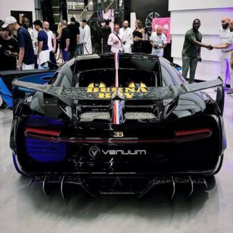 Burna Boy unveils 1-of-1 widebody Bugatti Chiron