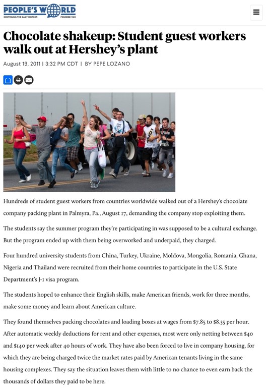 International exchange programmes: the reality behind the promises